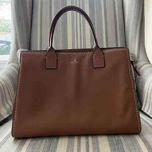 Kate Spade Dusty Pink Leather Tote Bag